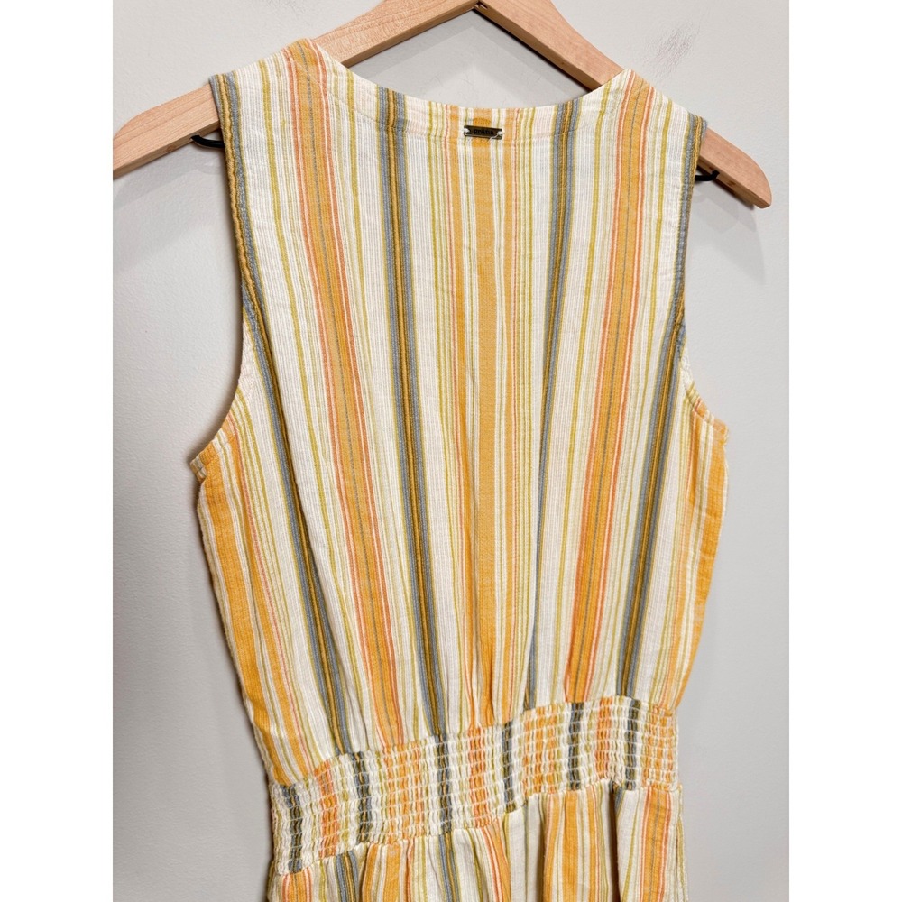 Prana California Dreaming 100% Organic Cotton Golden Hour Stripe Maxi Dress XS - Picture 8 of 15